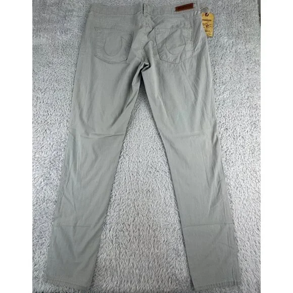 True Religion Womens 29 Brianna Pants Rare Vtg 2003 NWT Gray 90s Y2K Made-USA - Picture 11 of 16